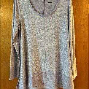 Sonoma Lilac Asymmetrical Long Sleeve Tunic
